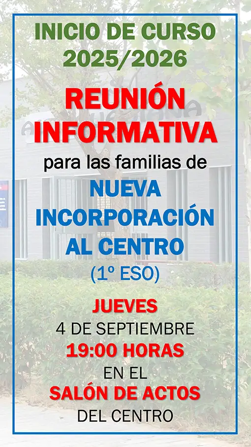 Cartel Charla Inicio de Curso formato 16 9 002
