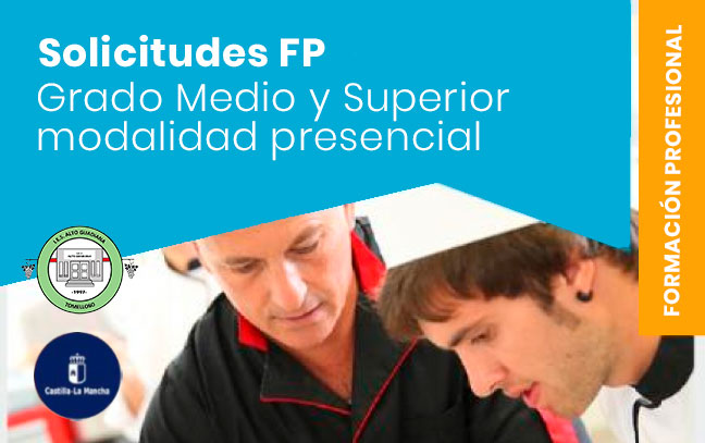 OLICITUD DE ADMISIÓN PARA FORMACIÓN PROFESIONAL CURSO 2020/2021