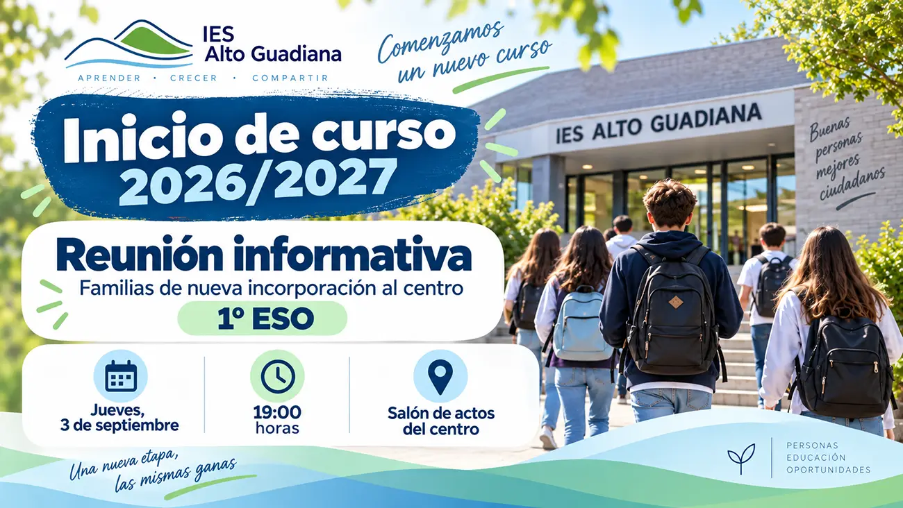 Inicio curso 2026-27