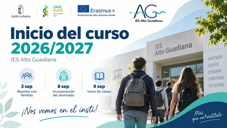 Inicio de curso 2026-27
