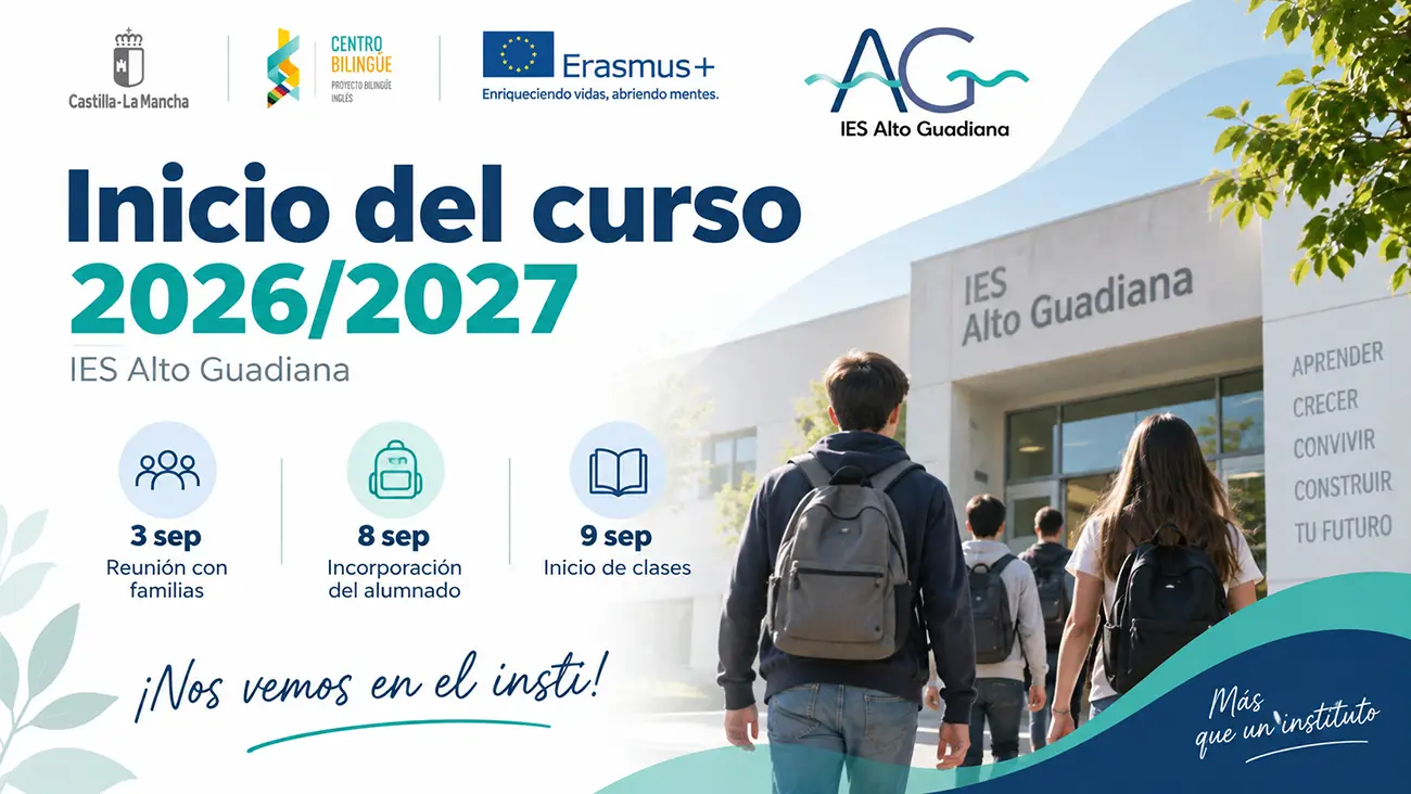 Inicio de curso 2026-27